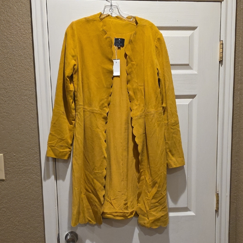 Lisa Perry Mustard Yellow Trench Coat